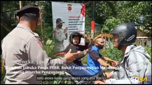 Kembali Dibuka Pasca PSBB, Bukit Panyaweuyan Majalengka Langsung Diserbu Pengunjung