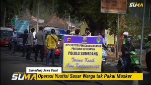 Operasi Yustisi Sasar Warga tak Pakai Masker