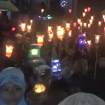 Warga Desa Mekarjaya Antusias Ikuti Pawai Obor Sambut Tahun Baru Islam 1445 Hijriah