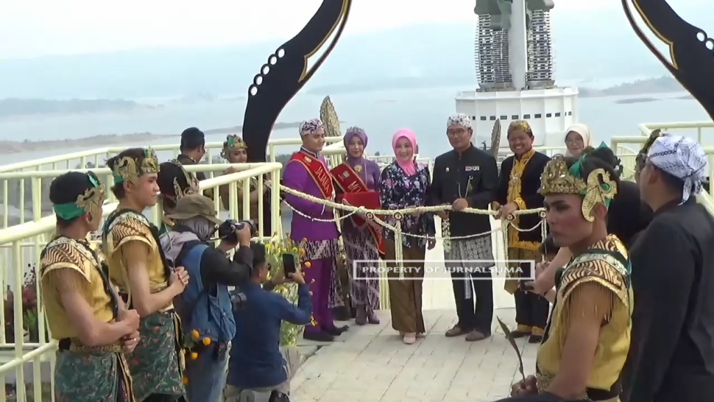 Akhirnya, Menara Kujang Sepasang di Jatigede Diresmikan Gubernur Jawa Barat Ridwan Kamil, JurnalSuma