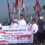 Warga se-Desa Mekarjaya Antusias Ikuti Pawai Rakyat, Meriahkan HUT ke-78 RI, JurnalSuma