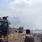 TPAS Cibeureum Terbakar, Kendaraan Armor Water Canon Dikerahkan ke Lokasi, JurnalSuma