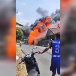 Pom Bensin Mini di Sumedang Terbakar, JurnalSuma
