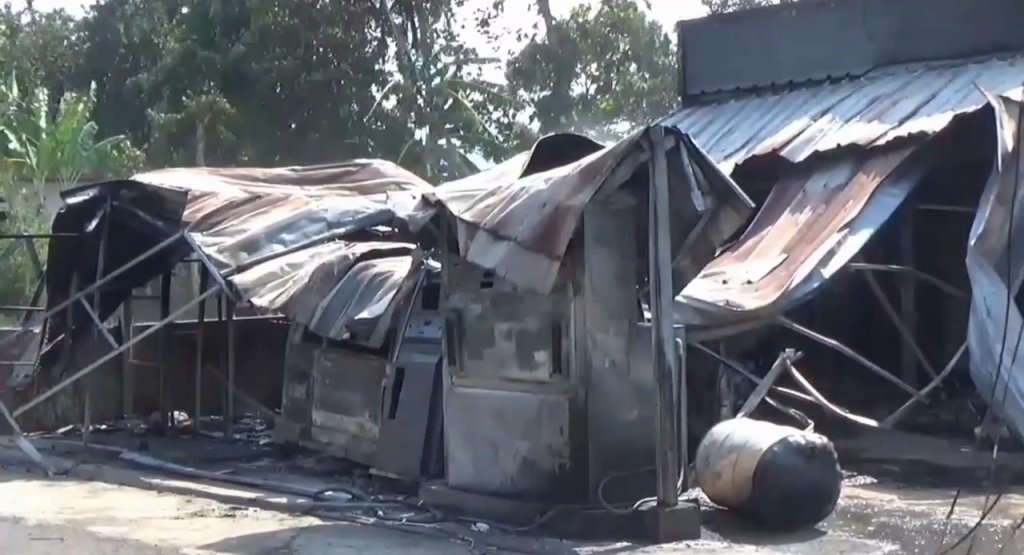 Pom Bensin Mini di Sumedang Terbakar, JurnalSuma