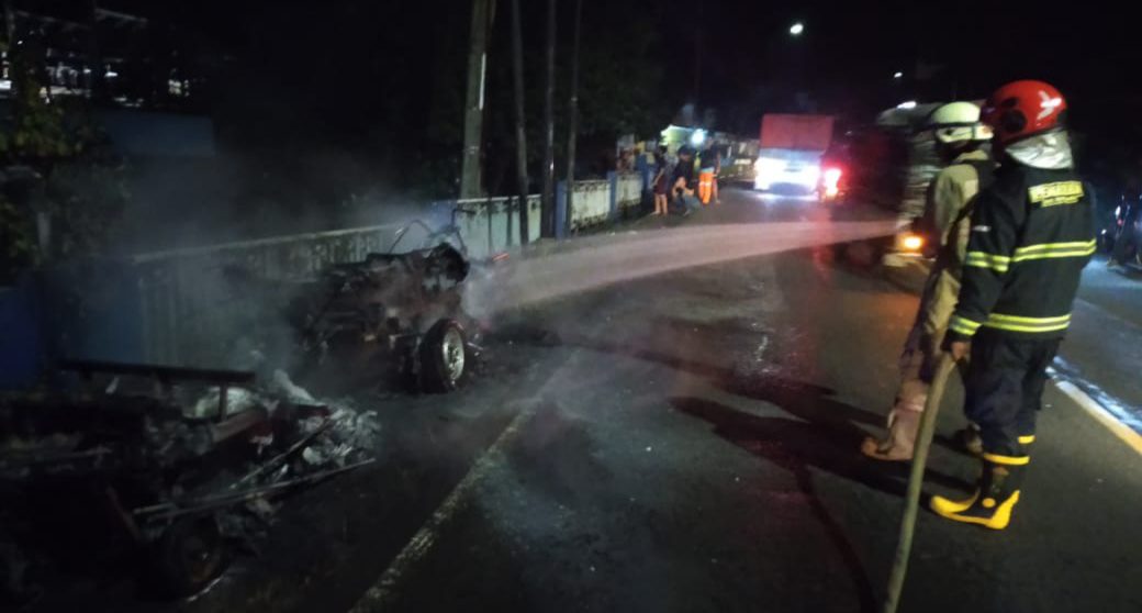 Satu Unit Motor Odong-odong di Sumedang Terbakar, Jurnal Suma