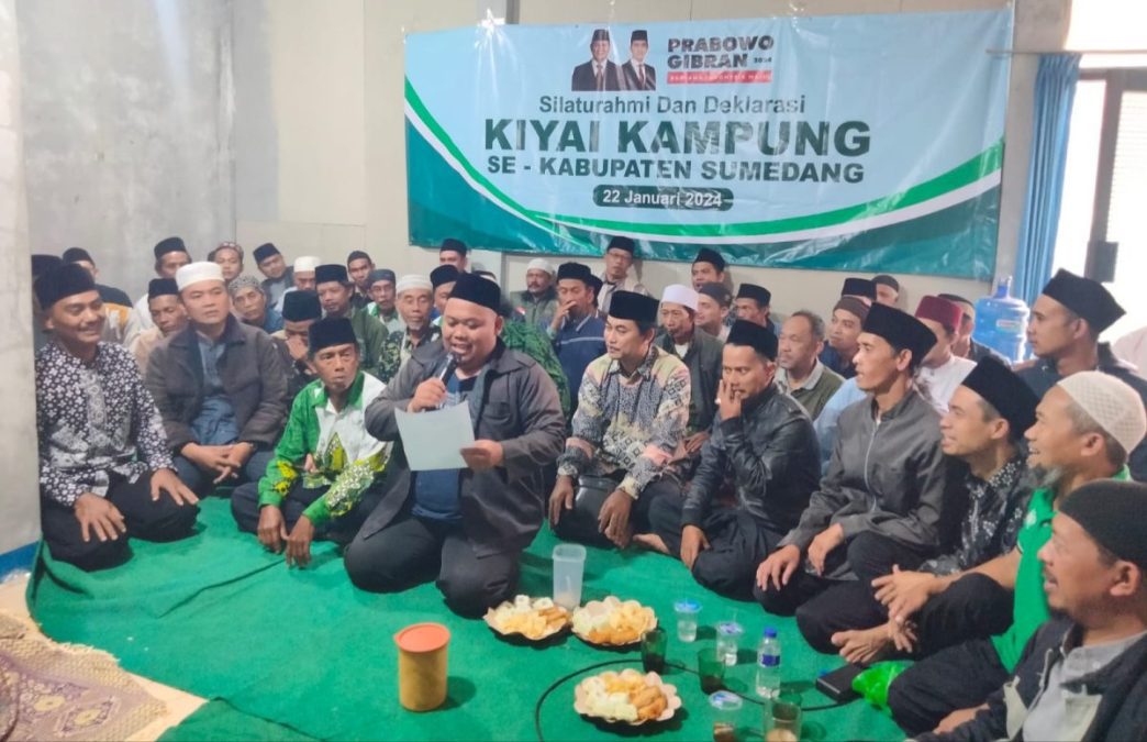 Puluhan Kiyai Kampung di Sumedang Deklarasi Dukung Prabowo-Gibran, Jurnal Suma