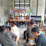 Diskusi Ringan Jelang Pemilu dalam rangka menjaga kondusifitas, di Zazi Cafe, Jalan Kutamaya Kelurahan Kotakukon Kecamatan Sumedang Selatan, Selasa (16/1/2024).