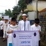 Ratusan Santri di Sumedang Ikuti Pawai Ta'aruf Sambut Ramadhan