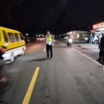 Tergelincir Masuk Kolong Bus, Pengemudi Honda Beat Meninggal