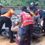 Sejumlah Pemotor Terjatuh di Jalur Mudik Cadas Pangeran, Akibat Adanya Tumpahan Solar