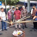 Kejari Sumedang Musnahkan Barang Bukti Perkara Tindak Pidana Umum