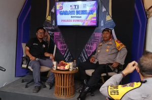 Hadir di Garasi Diskusi IJTI Suma, Ini yang Disampaikan Kapolres Sumedang