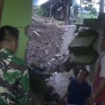 Diguyur Hujan, TPT Longsor Menimpa Dinding Rumah Warga di Tanjungkerta
