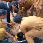 Ikut Apel Gabungan Pertama di Tahun 2025, Empat ASN di Sumedang Pingsan