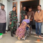 3,5 Tahun Lumpuh, Warga Jatihurip Dapat Bantuan Kursi Roda dari Kodim Sumedang