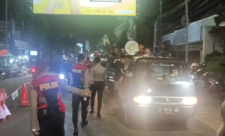 Bawa Miras, Puluhan Rombongan Takbir Keliling di Sumedang Diamankan Polisi