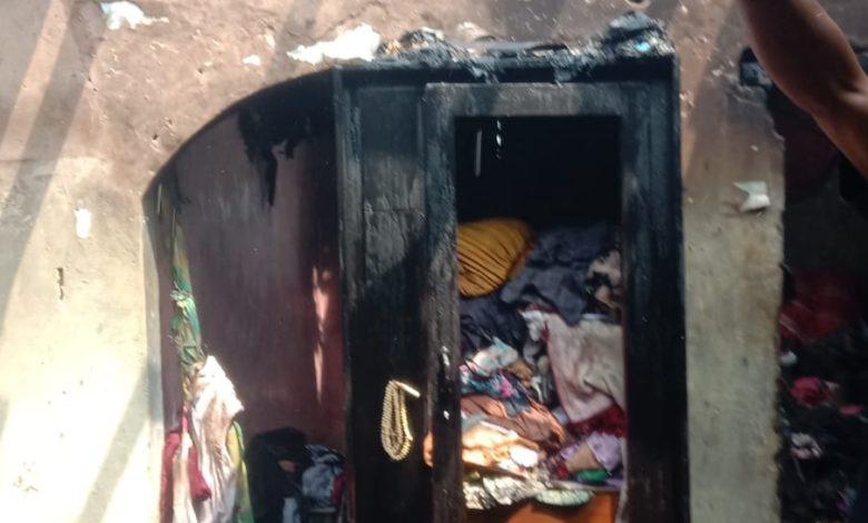 Rumah Permanen di Lingkungan Padat Penduduk di Sumedang Hangus Terbakar
