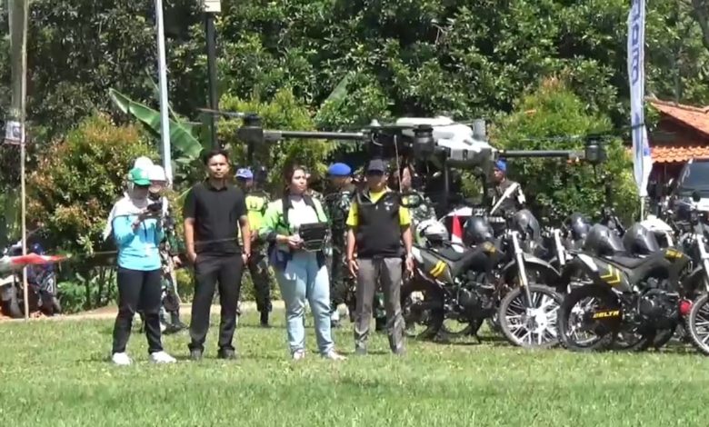 Pemuda Asal Sumedang Ciptakan Drone Spray untuk Pertanian, Tampil di Pembukaan TMMD