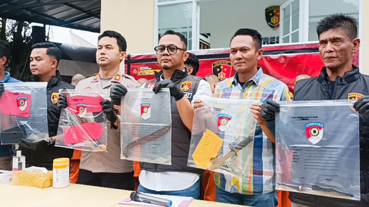8 Pelaku Kejahatan di Sumedang Diciduk Polisi Selama Operasi Pekat II Lodaya 2025
