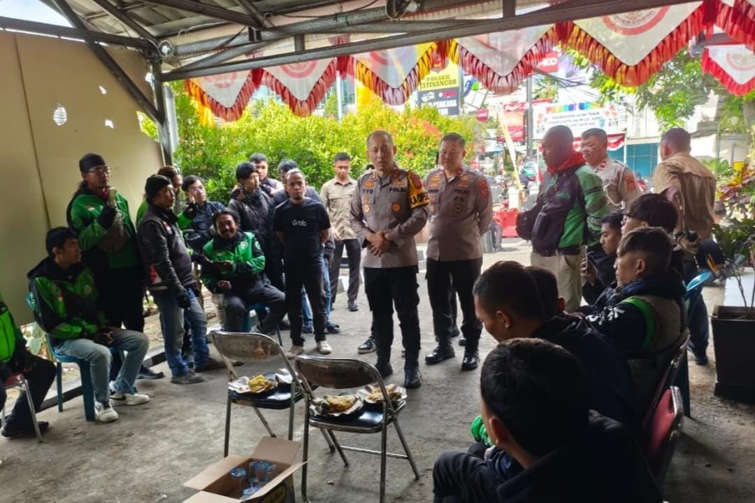 Kapolres Sumedang Temui Komunitas Ojol Pasca Insiden Jakarta