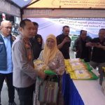 Pasar Murah Polres Sumedang Disrebu Waega, Dalam Hitungan Jam Ludes Terjual