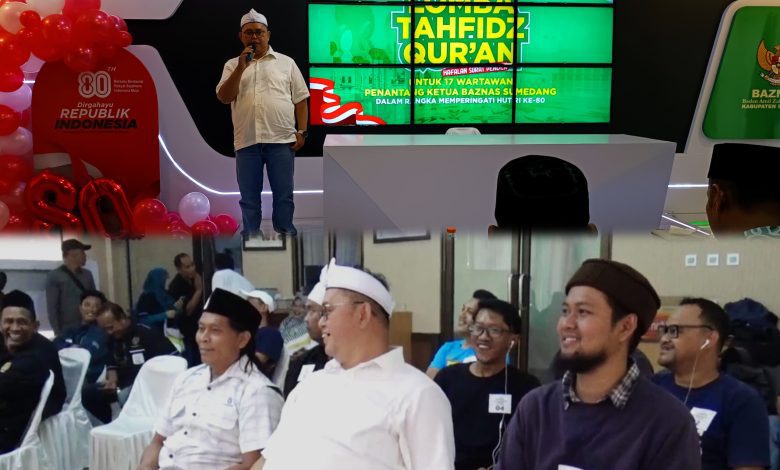 Meriahkan HUT ke-80 RI, Jurnalis di Sumedang Berlomba Tahfidz Qur'an