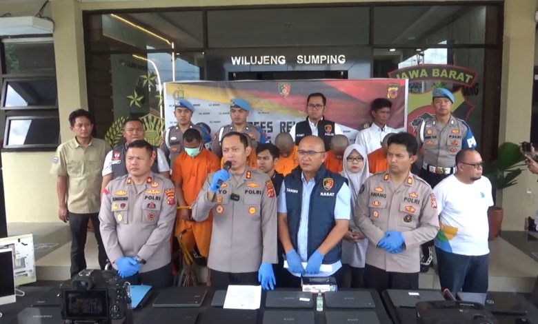 Polres Sumedang Tangkap Sindikat Pencurian Spesialis Pembobol Sekolah