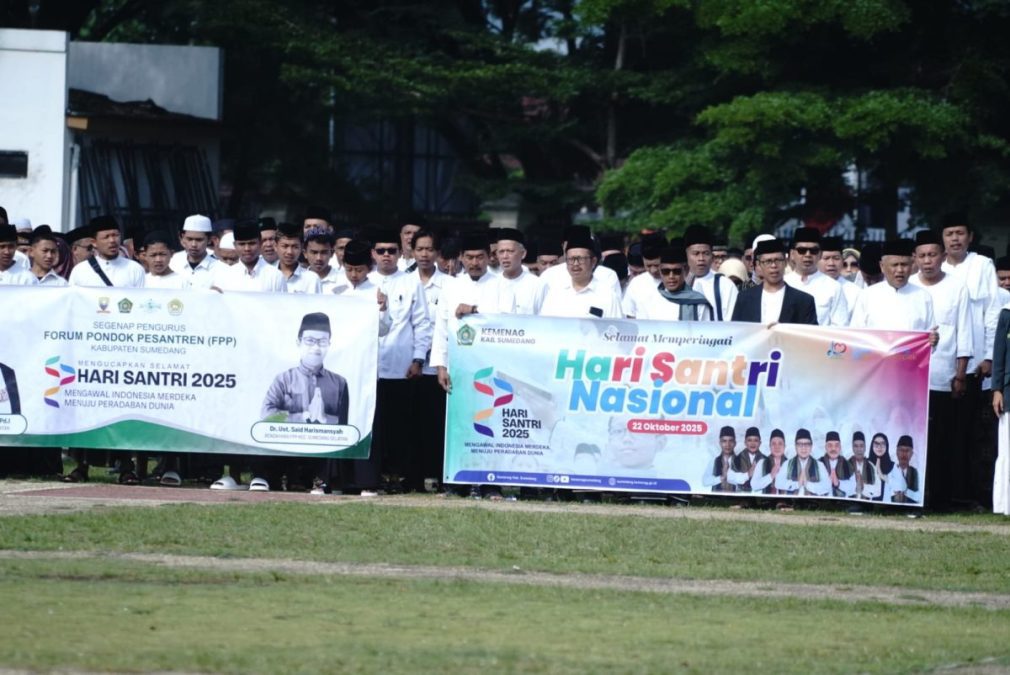 Peringati HSN, Wabup Sumedang Tegaskan Santri Harus Melek Teknologi dan Jadi Pelaku Sejarah Baru