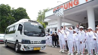 Sumedang Bidik 10 Besar Porprov XV Jabar 2026, Bupati Lepas 393 Personel Kontingen